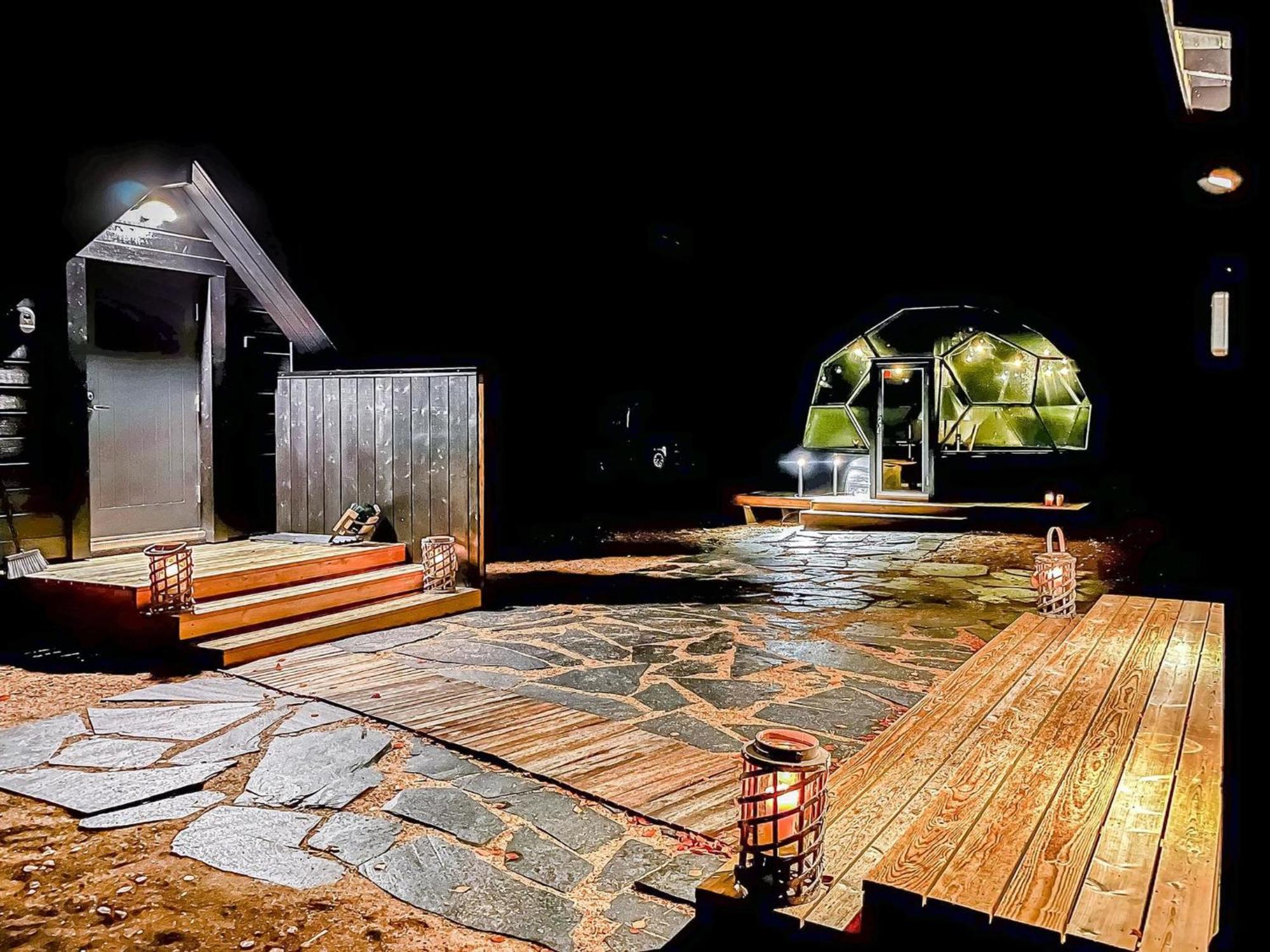 סאלה Holiday Home Samruam B Aurora Cabin By Interhome מראה חיצוני תמונה